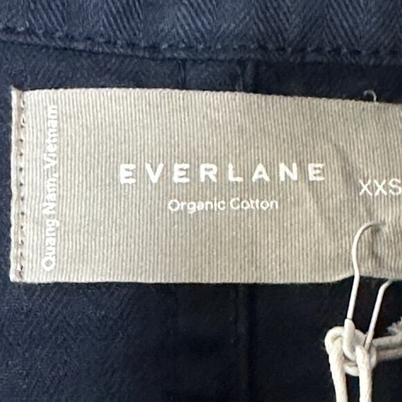 Everlane The Organic Cotton Herringbone Jacket Navy Women XXS NWT Rigid Denim - Picture 7 of 16